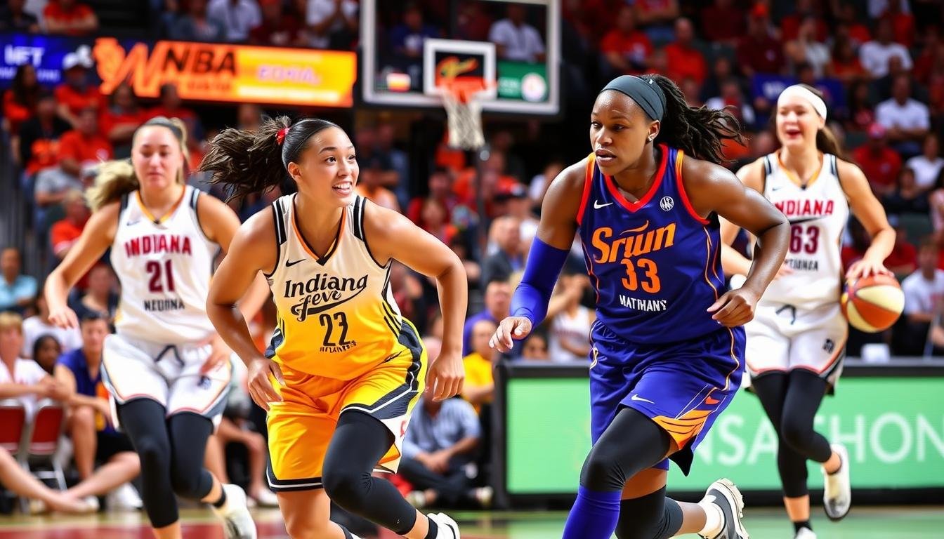 indiana fever vs connecticut sun match player stats