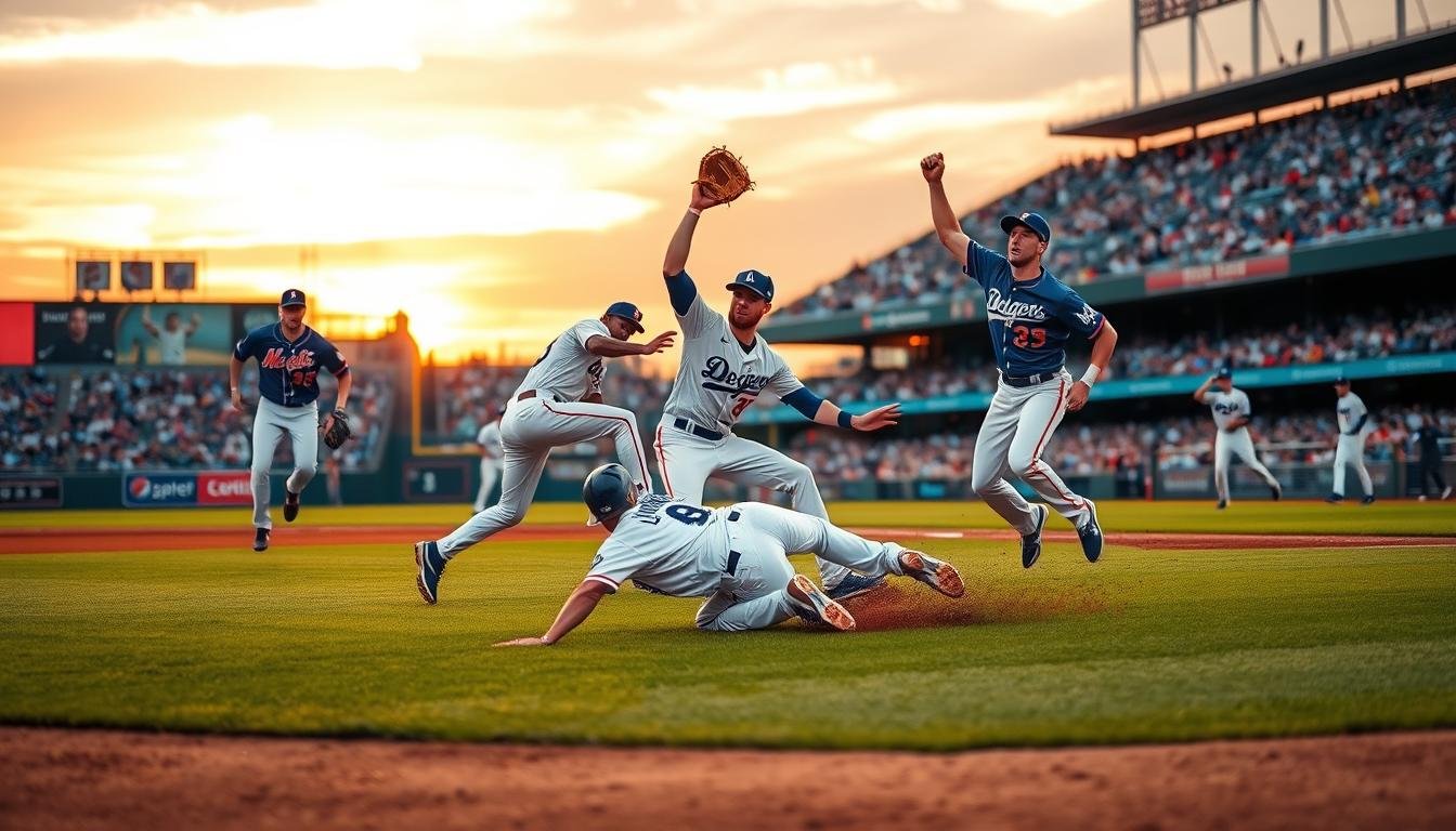 mets vs dodgers match player stats