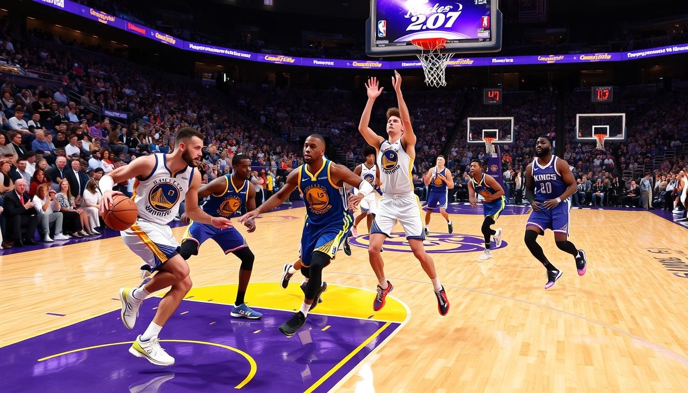 golden state warriors vs sacramento kings match player stats