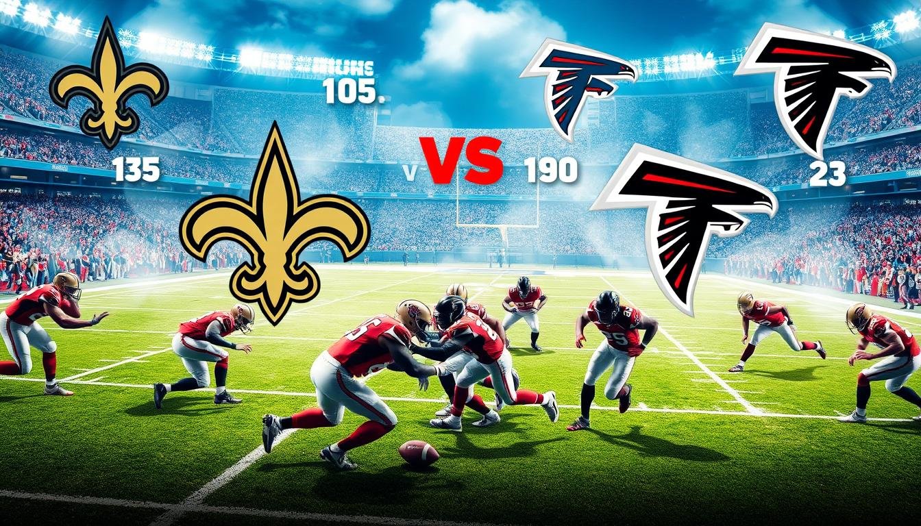 new orleans saints vs atlanta falcons match player stats