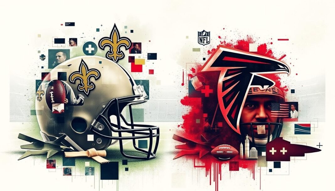 new orleans saints vs atlanta falcons match player stats