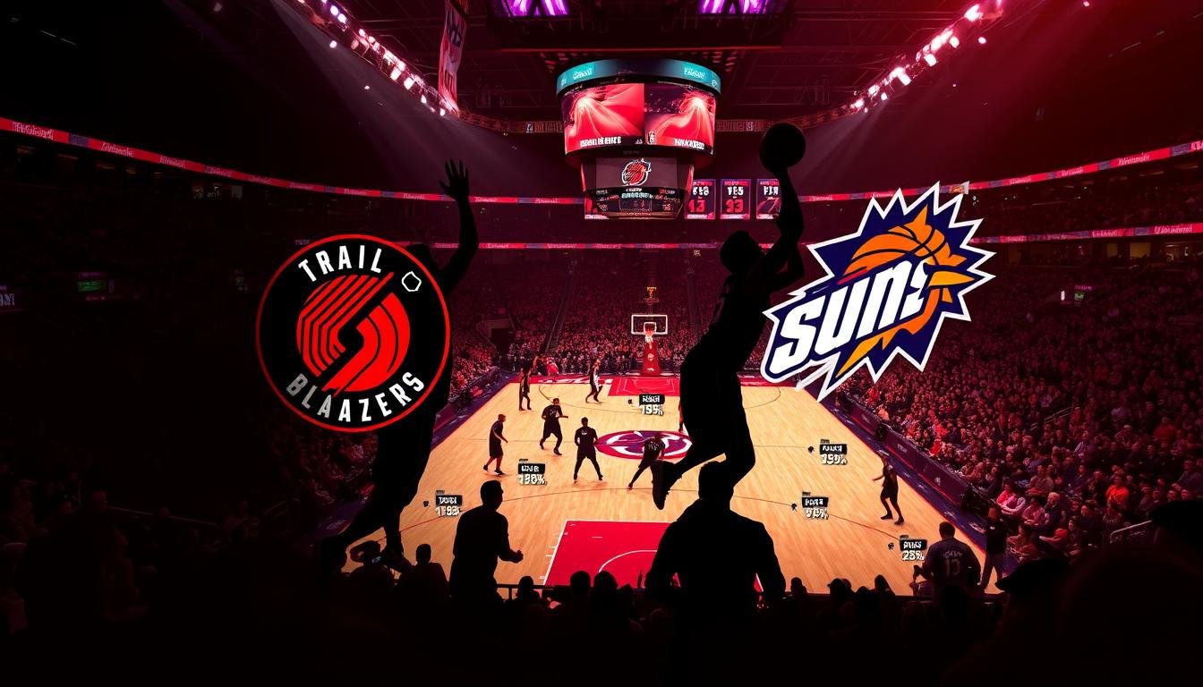 portland trail blazers vs phoenix suns match player stats