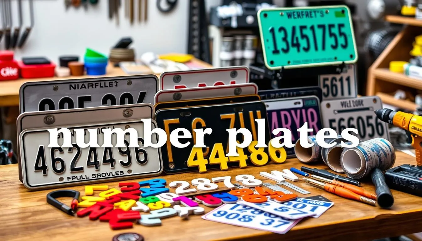 number plate supplies